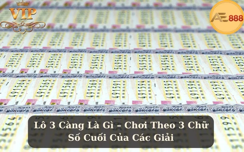 Lô 3 Càng Là Gì – Chơi Theo 3 Chữ Số Cuối Của Các Giải